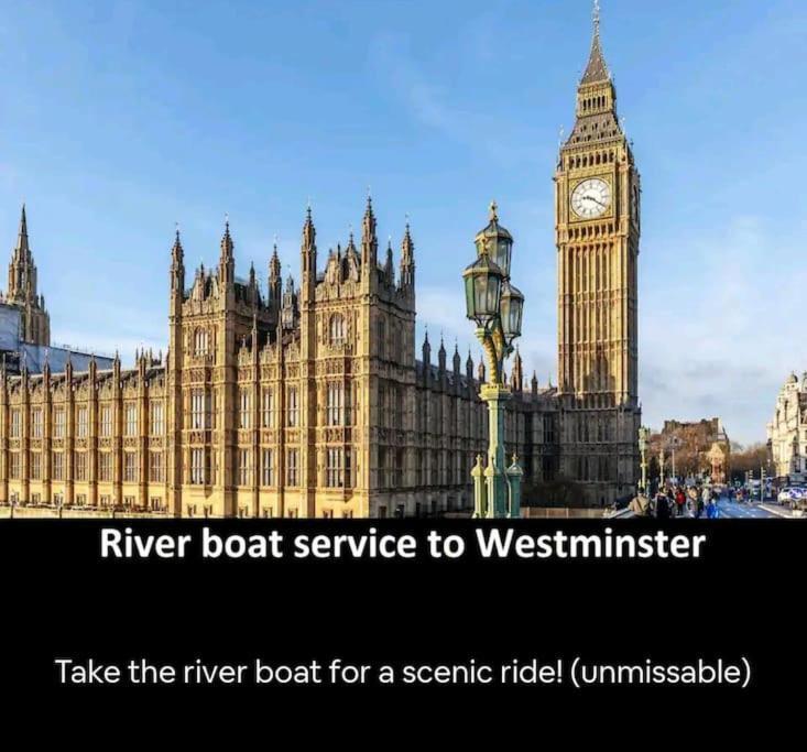 Snuggle Inn - Riverside Apartments - Views Over Looking London River Thames, Close To O2 Arena, London Excel, London City Airport, Thames Clipper- River Boat Service, Woolwich Ferry, Onsite Parking, Twin Room Option Available Exterior foto